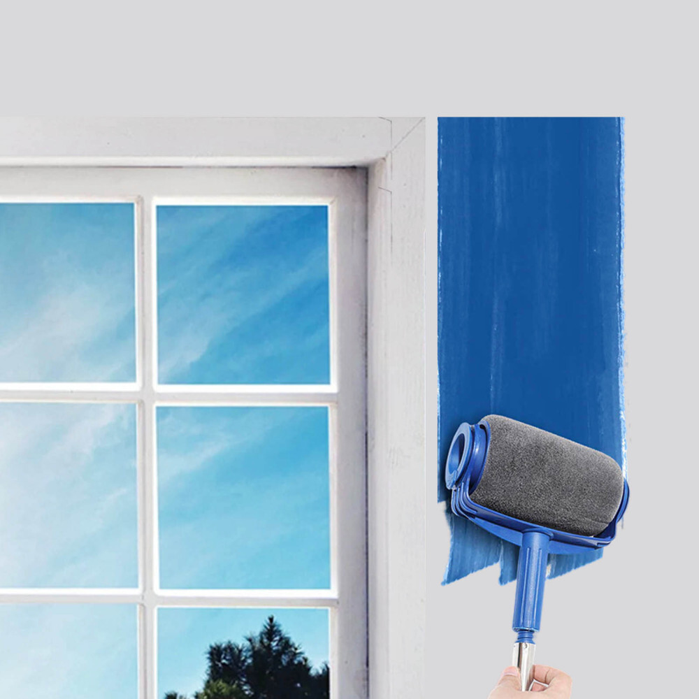 New Sponge Paint Roller Brush Effectively Save Time Quickly Decorate Runner Tool