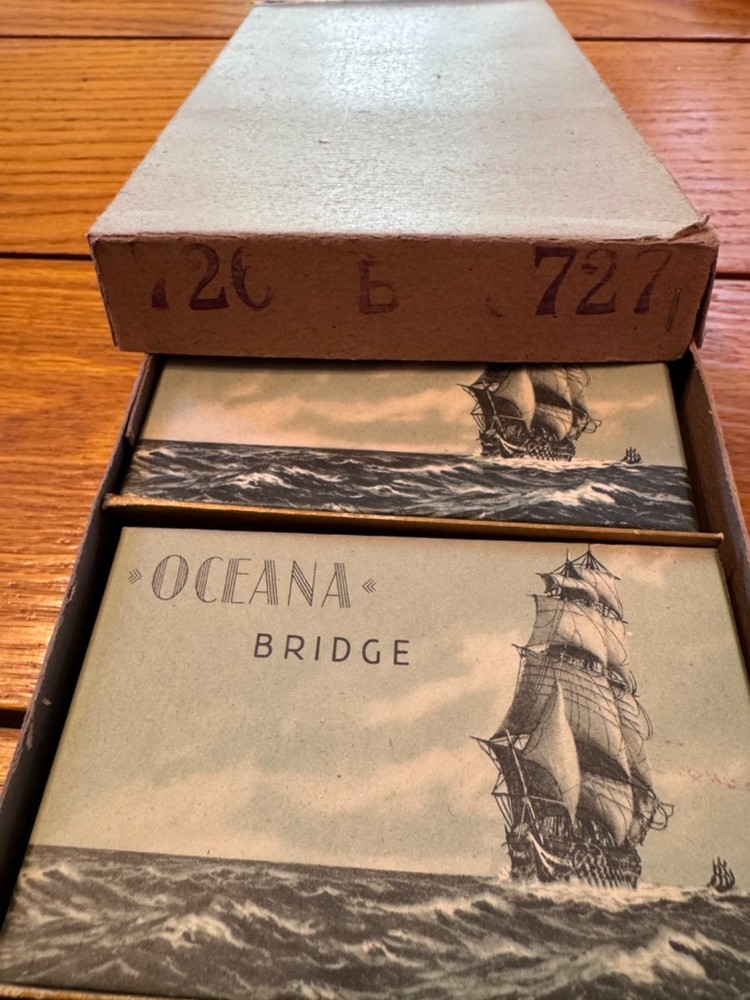 WWII GERMAN ORIGINAL PLAYING CARDS BRIDGE SETS UNISSUED UNOPENED