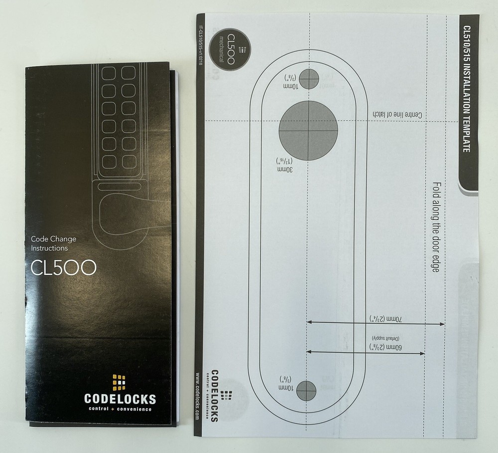 Codelock Mechanical Keypad Leverset W/ Code Free Feature Heavy Duty 515 SS PVD
