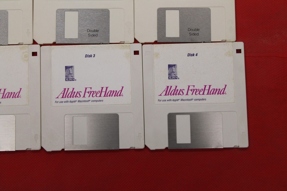 ALDUS Fetch Vol. 1 & 1.2 PPD 3.5" Floppy Disk Disc Software Apple Mac