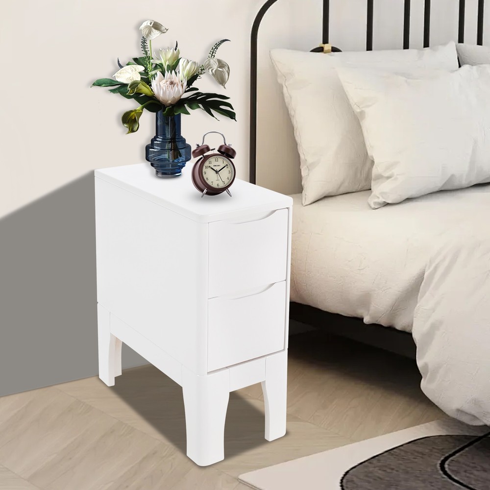 Rectangular Bedside Table 20*40*50cm Sofa Side Table Bedside Table with Drawers