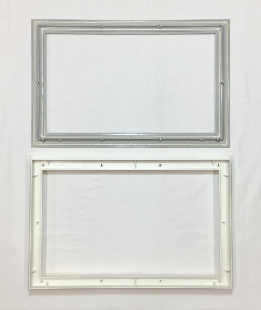 Gray Amarr Garage Door Window Kit Short Panel Frame Insert Grills Glass Options