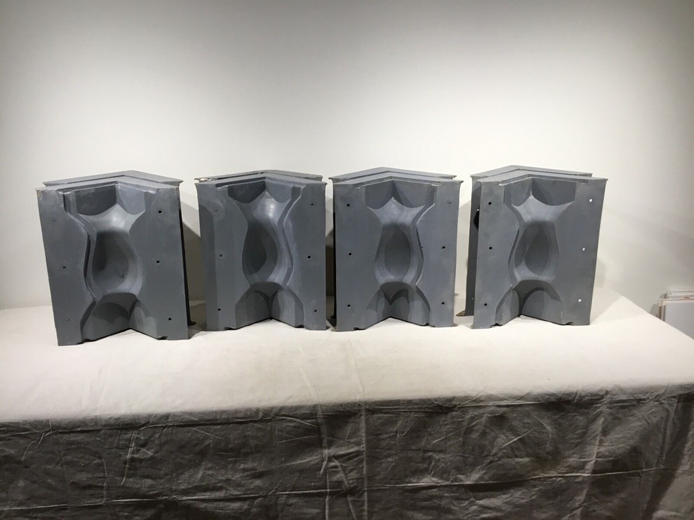 Four Seamless Baluster Molds For Concrete Production