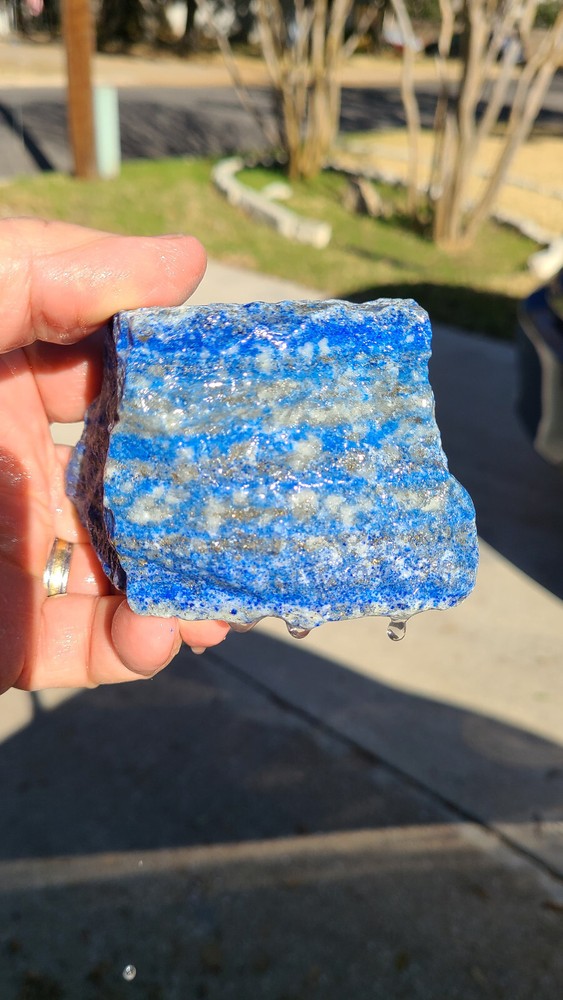 LAPIS LAZULI GEM ROUGH EXCELLENT COLOR