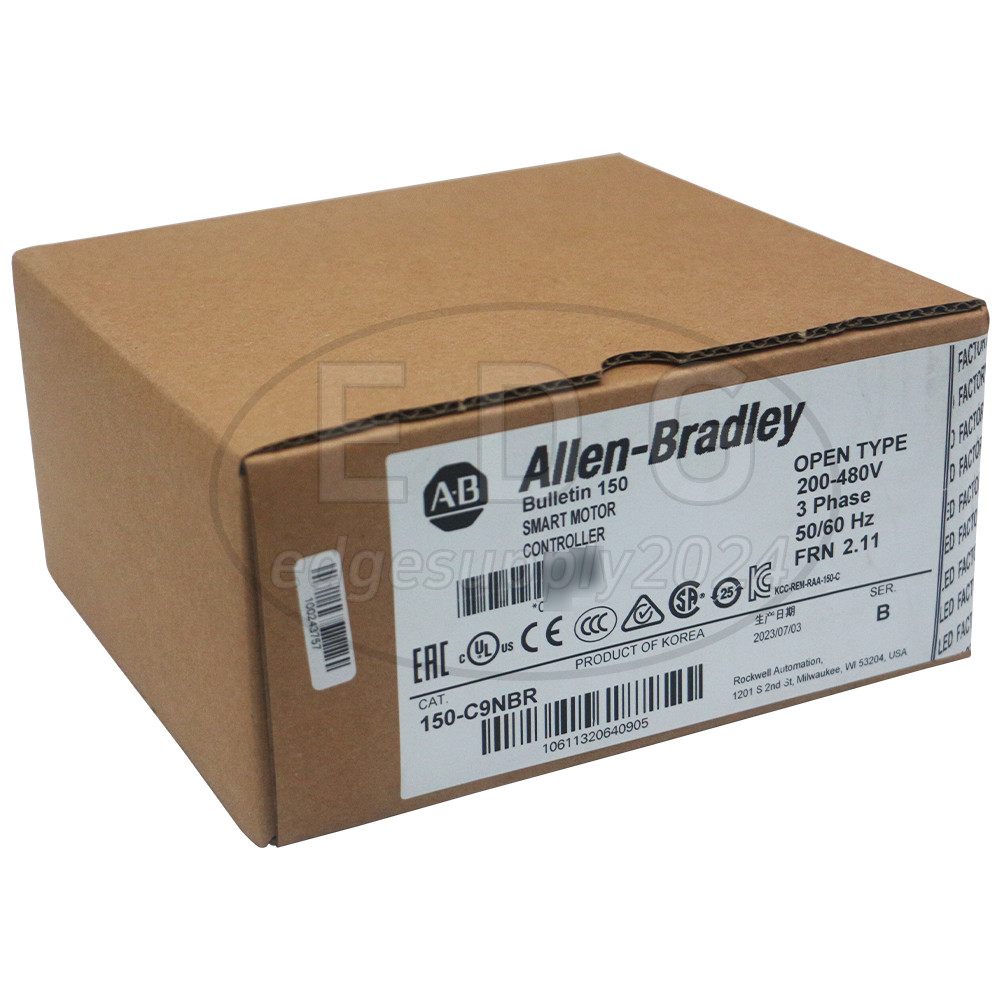 Allen Bradley Factory Sealed 150-C9NBR SMC-3 9A Smart Motor Controller