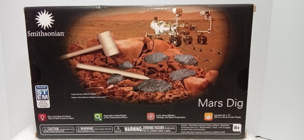 SMITHSONIAN MARS DIG NEW IN BOX AGE 8 +