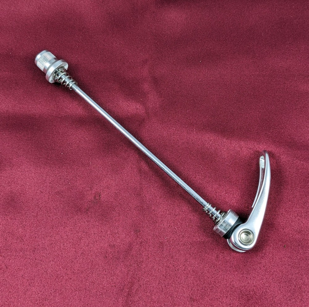 Vintage Unbranded FRONT Quick Release Skewer Silver NOS Q32