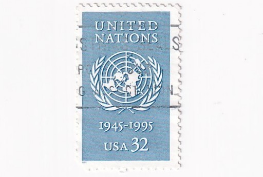 STAMP US SCOTT 2974 "UN 50th Anniv" 32 CENT 1995 USED