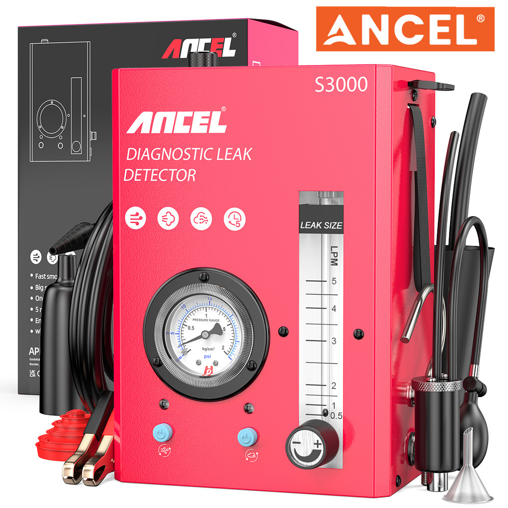 ANCEL S3000 EVAP Smoke Machine Leak Detector Vacuum Tester Pipe Diagnostic Tool