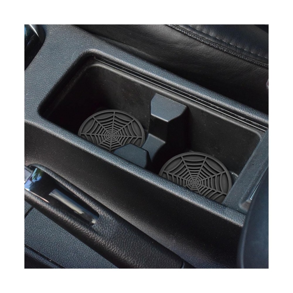 4 Pack Car Cup Holder Coasters, Cute and Creativity Cup Holder Insert Coaster...