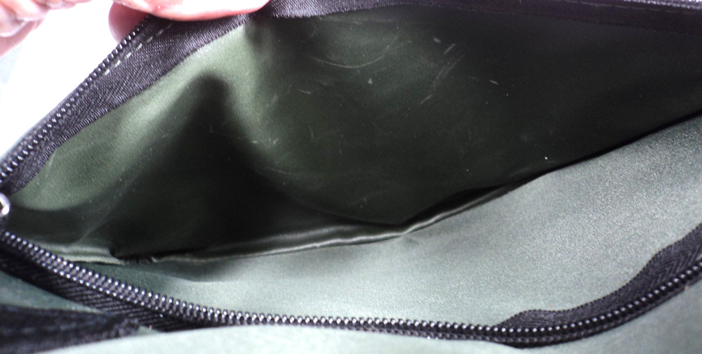 DSW Olive Green and Black Backpack with a Dedicated Shoe Compartment