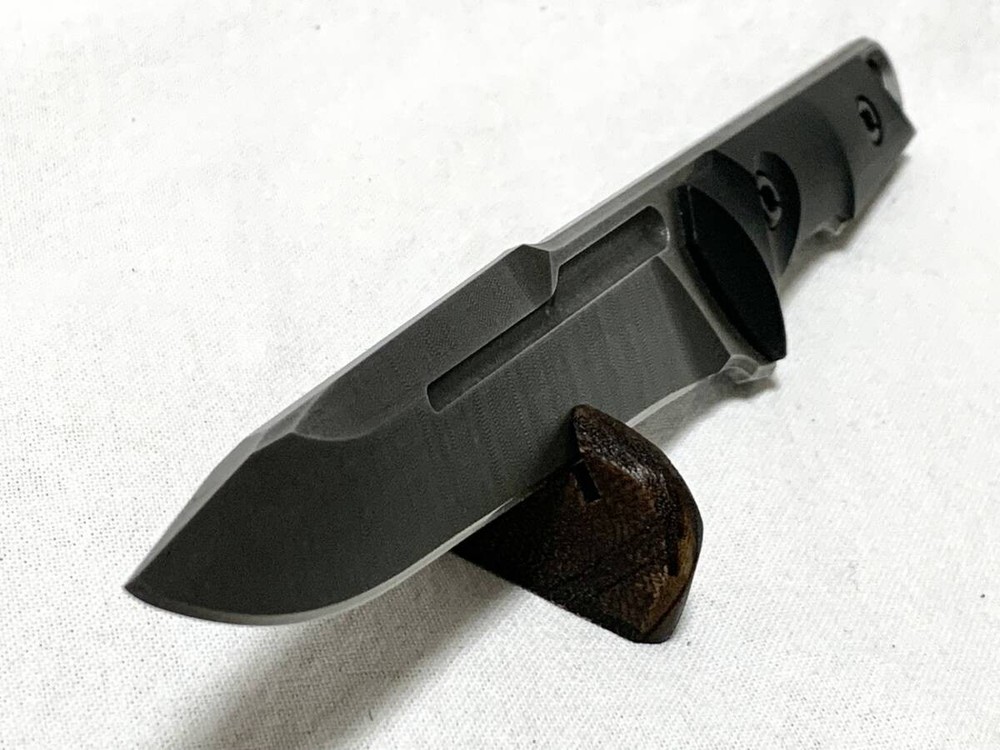 Unused SAMURAI SPIKE Fixed Blade Knife 440C w/Sheath