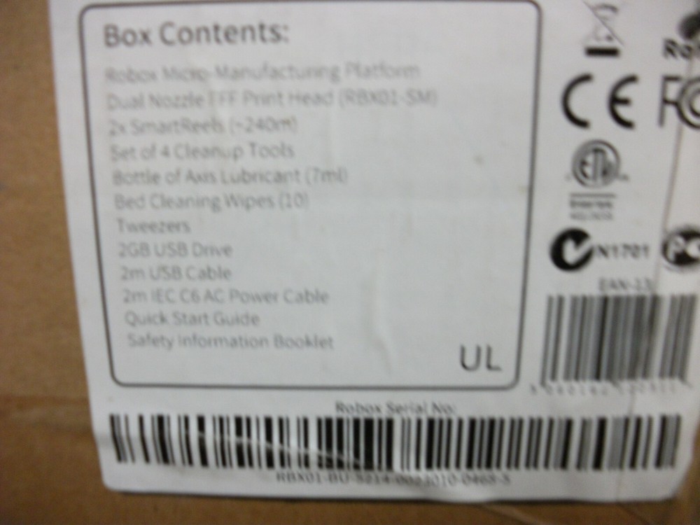 CEL Robox RBX01 3D Printer