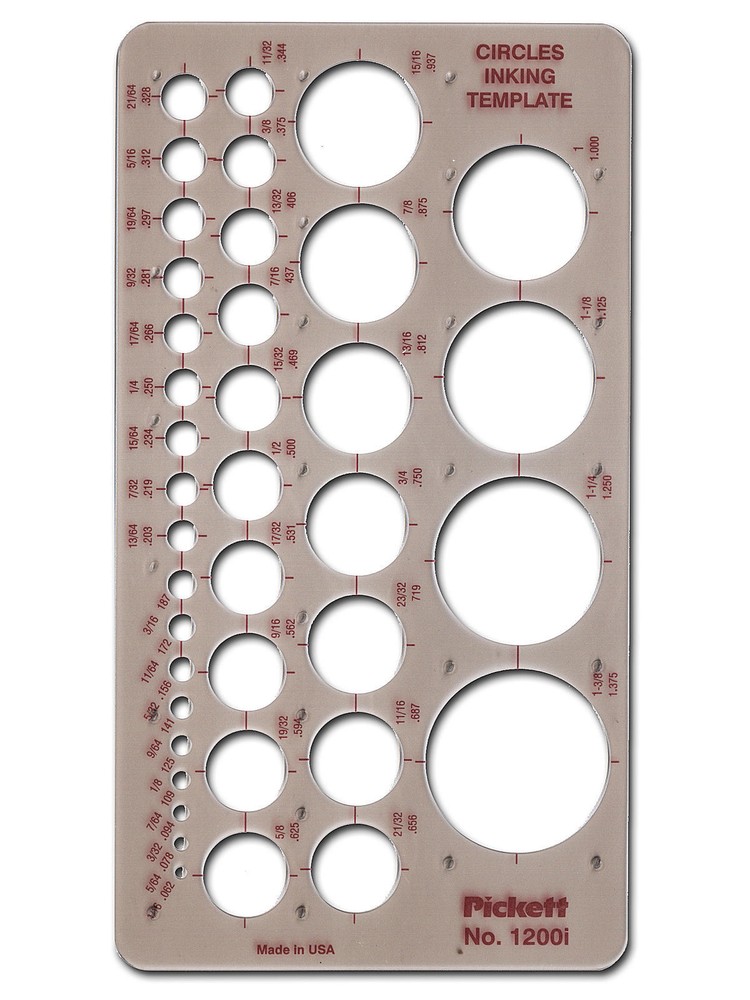 Pickett General Purpose Drafting Templates