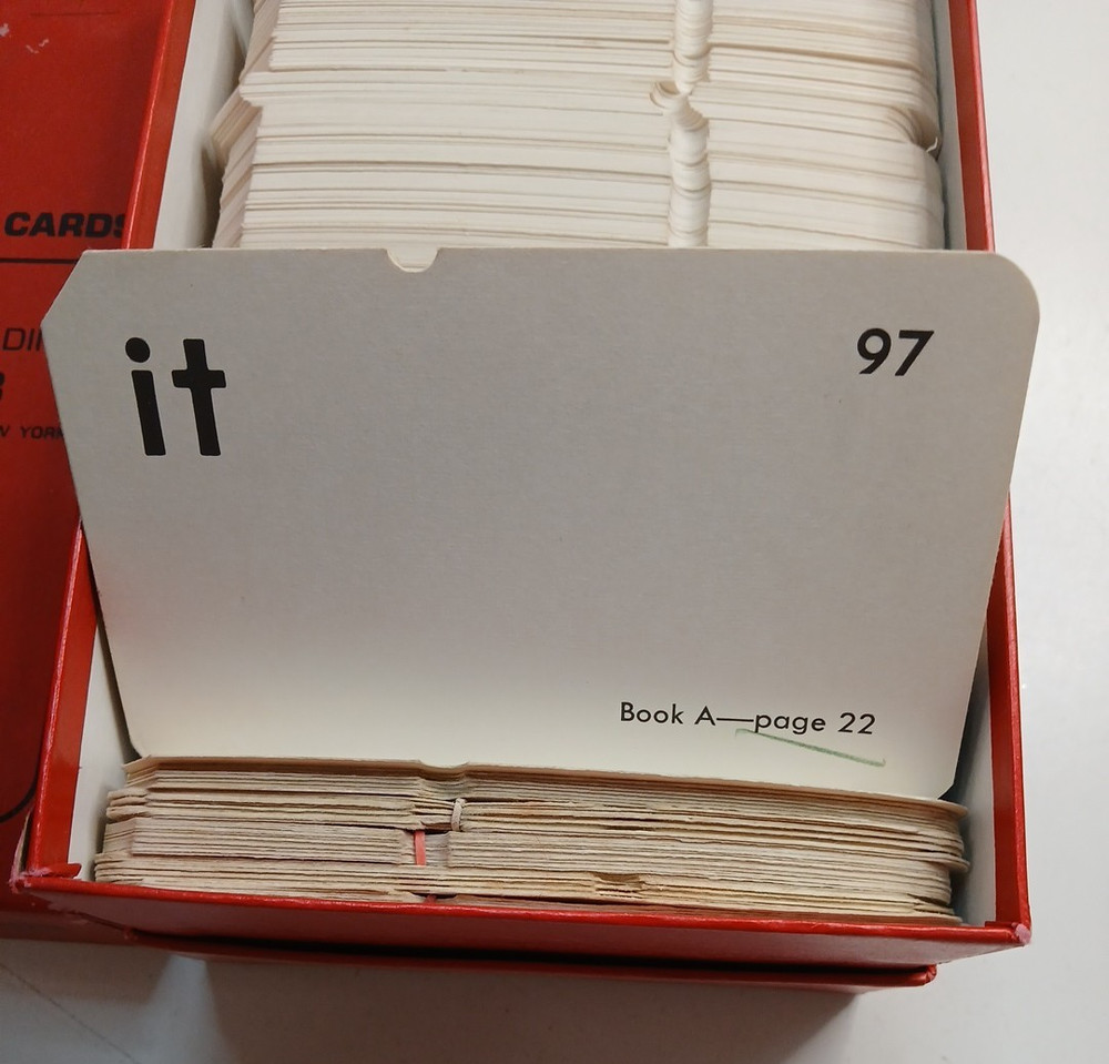 Lippincott's Basic Reading A & B Word Recoognition Cards Incomplete