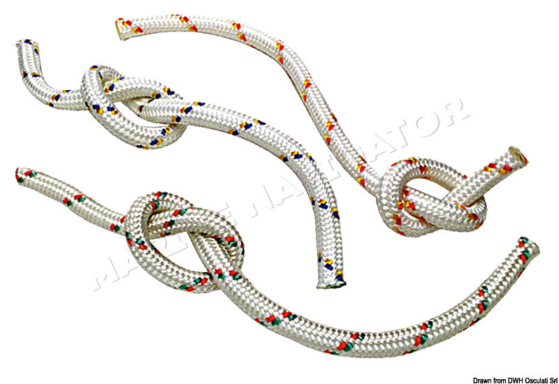 Osculati Double braid yellowith blue 8 mm