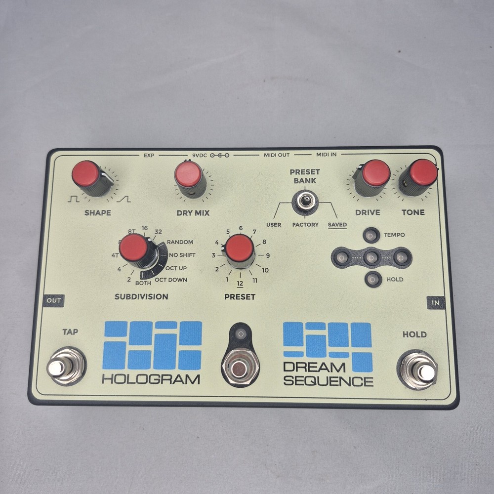 Hologram Dream Sequence Pedal Programmable Rhythm and Octave (no 9volt adapter)