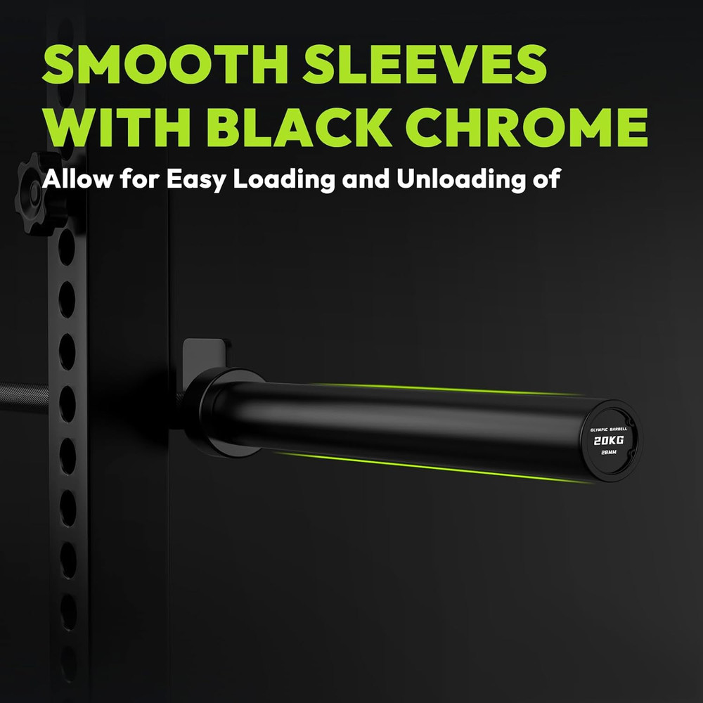 2 Inch Olympic Barbell Bars | 4 Ft, 5 Ft, 6 Ft, 7 Ft | Multiple Options, Weight