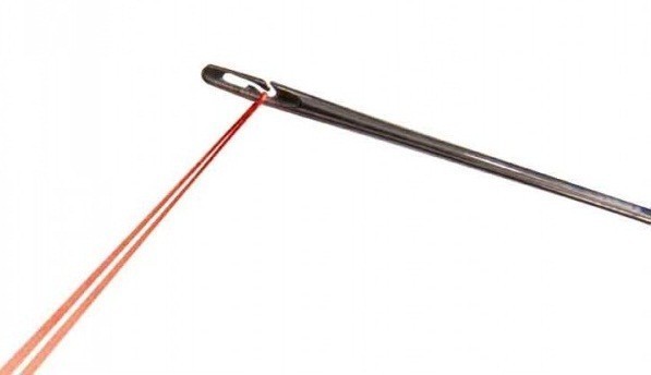 One Second Needle 8 Set Self Threading 100Pc Kit Sew Button Patch Sewing Kit