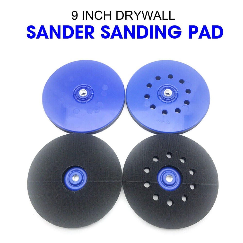 9 Inch Drywall Sander Sanding Pad Replacement Dustless Sanding Disk Backup Pads