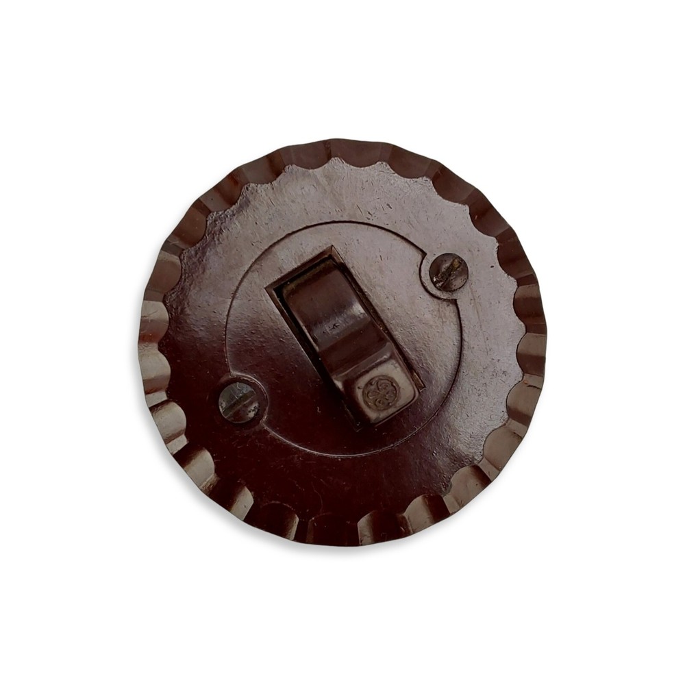 Vintage NOS GE Bakelite Textolite Toggle Snap Light Switch