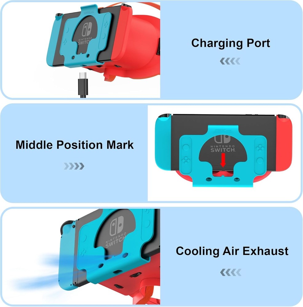 Upgraded Virtual Reality Glasses VR Headset for Nintendo Switch & Switch OLED