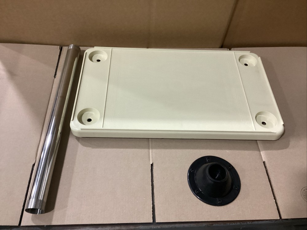 JIF Rectangular Table Kit W/ Surface Mount DSH-KS (Ivory) (Damaged/Open Box)