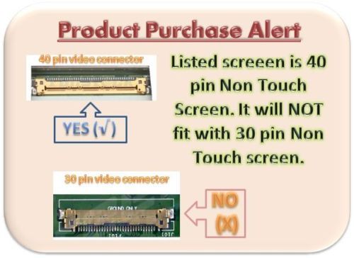 LCD SCREEN FOR B173RW01 V.0 BOTTOM RIGHT CONNECTOR 17.3