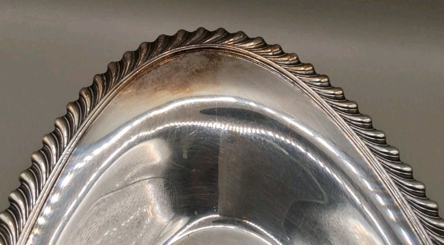 Vintage Oval Silver Plated Platter