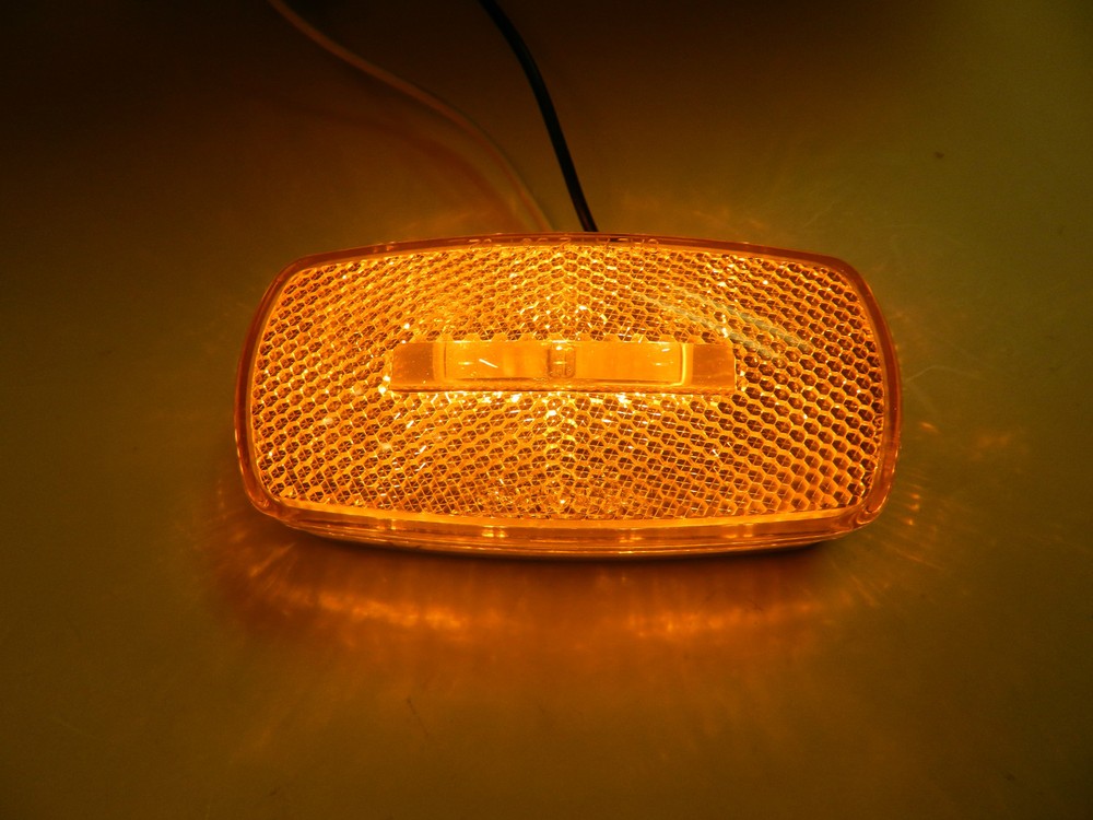 2" x 4" Amber LED Truck Trailer RV Clearance Marker Lights 3 Diode Free shipping