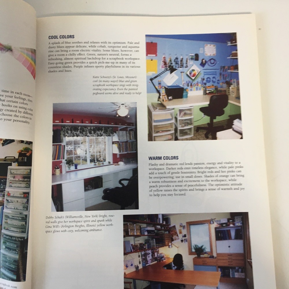 Memory Makers How To Organize Your Scrapbook Workspace