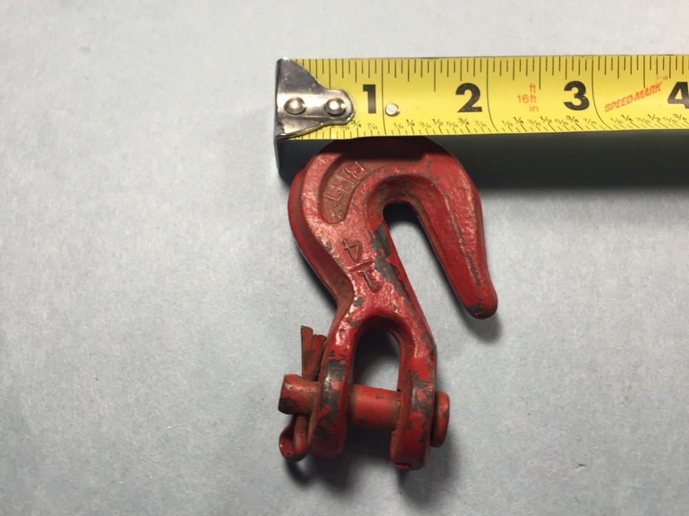 1/4" BHT Clevis Grab Chain Hook "D"
