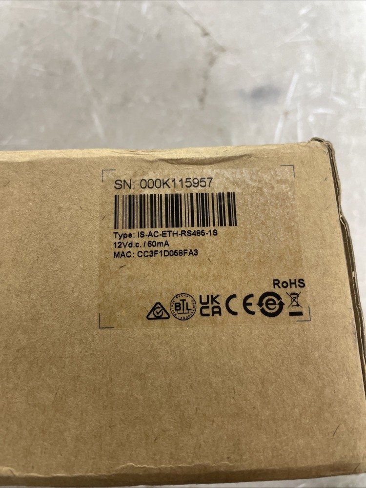 Intesis IS-AC-ETH-RS485-1S Control Unit