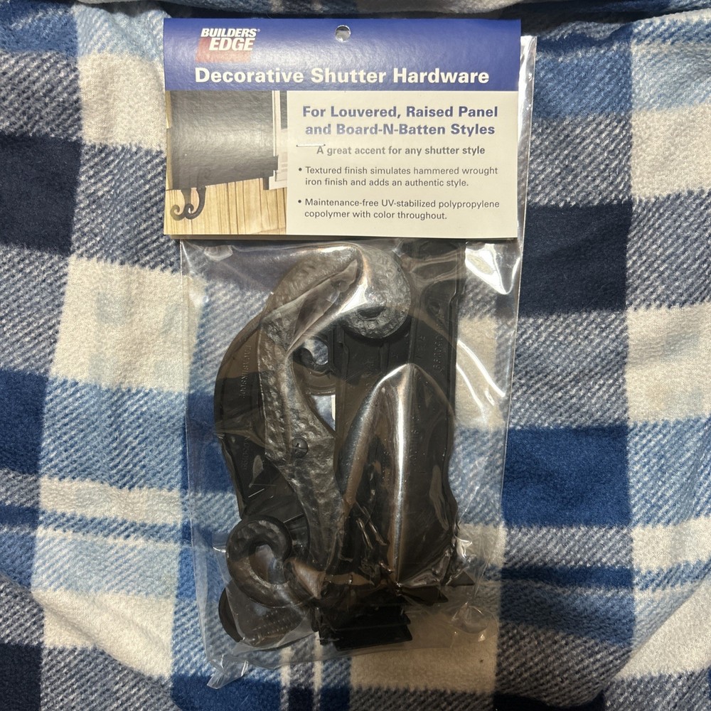 Builders Edge Decorative Shutter Hardware S Hook Decorative Hinge