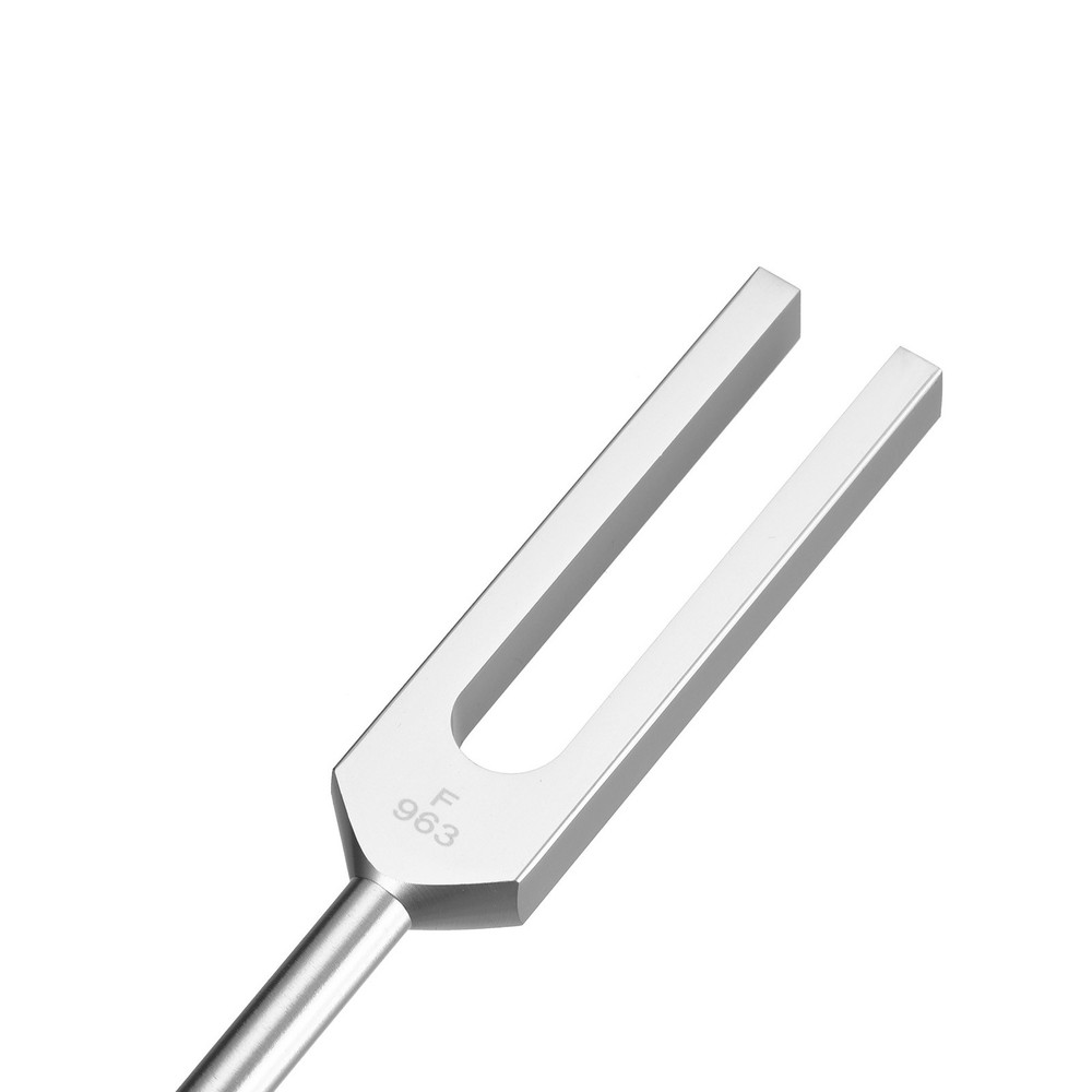 9 Pcs Silver Tuning Fork Set for Instrument Treatment Aluminium Fork