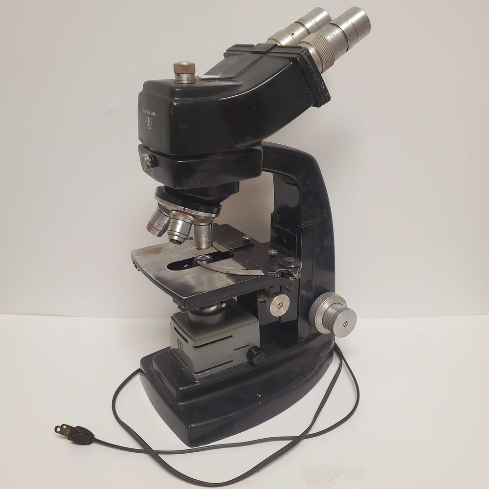 Vintage Bausch & Lomb Microscope M Series #NVS, AS-IS