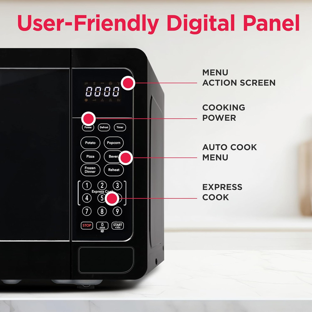 FRIGIDAIRE 0.7 Cu. Ft. Microwave, Black