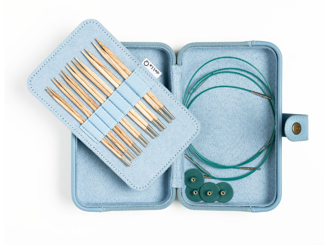 Buddy Needle Case Mustard Regular Knitting Needle Storage Case Organizer