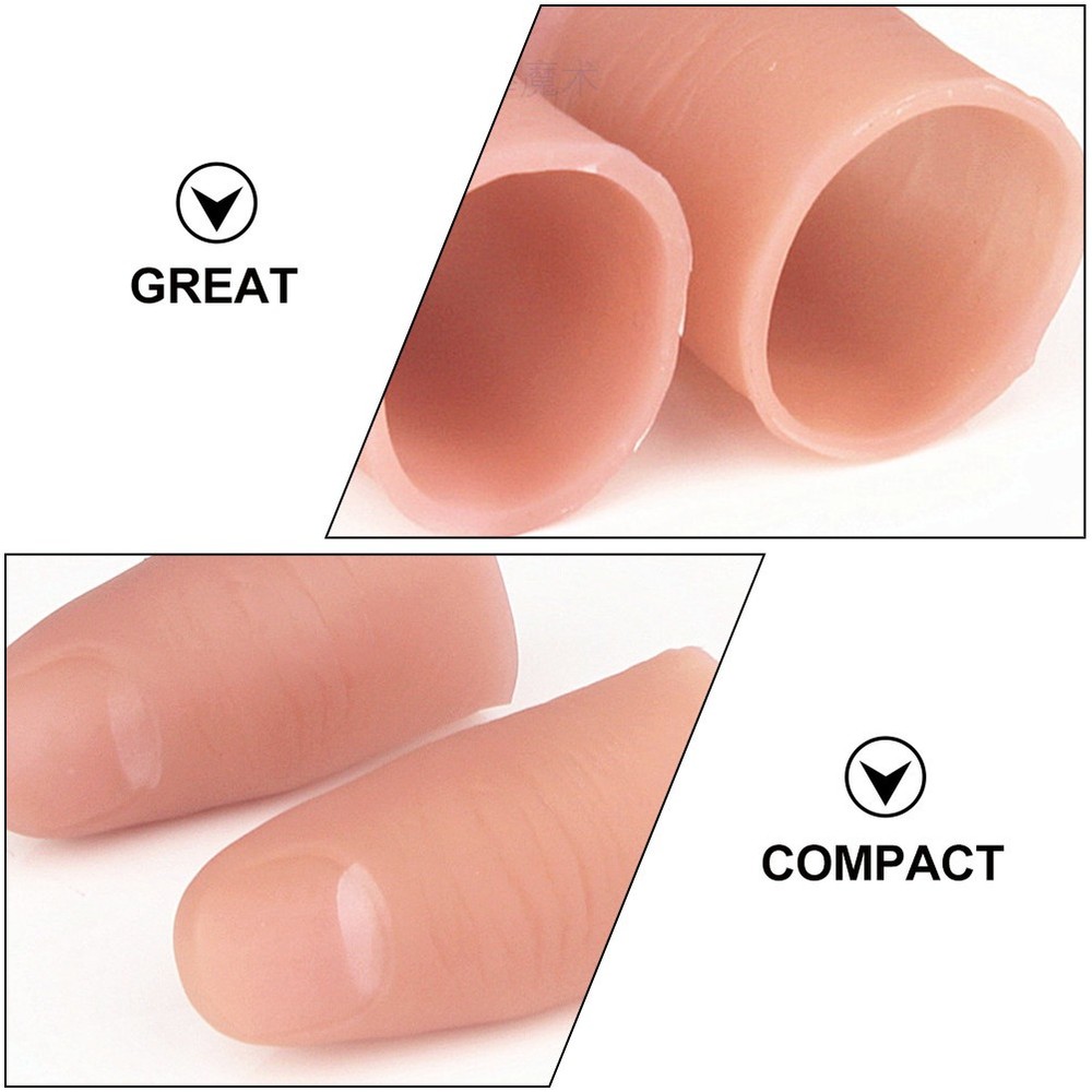 10Pcs False Finger Support Fingertip Protector Silk Thumb Finger