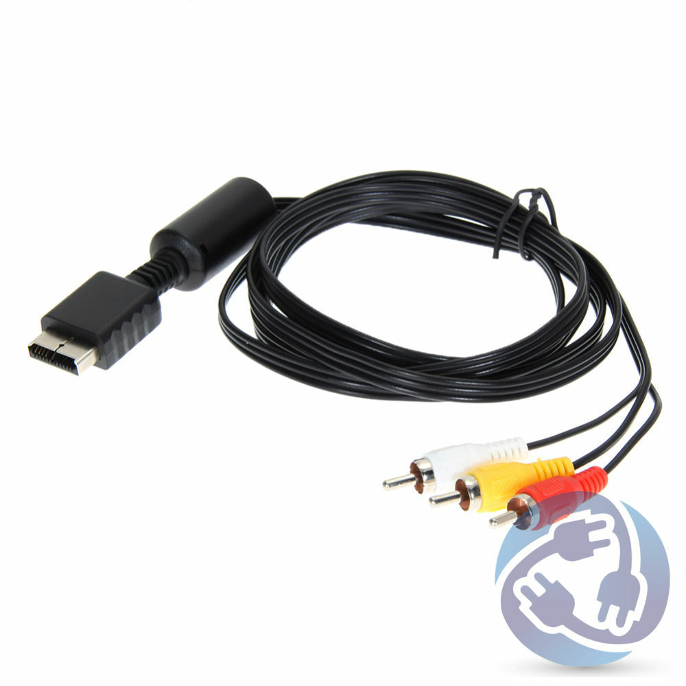 PlayStation 2 Slim Complete Hookup Kit Bundle A/V AV Cable AC Power Supply PS2