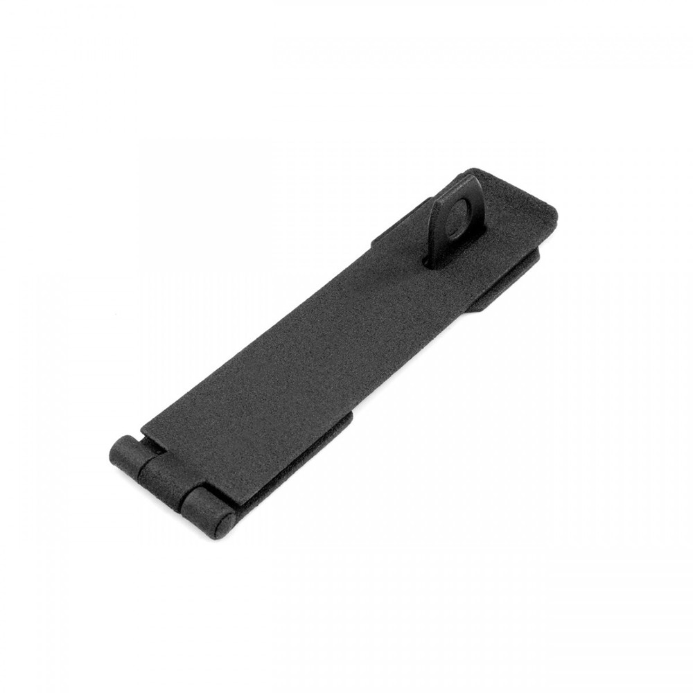 Black Iron Hasp Lock 6 1/4" L Rust Resistant Antique with Screws