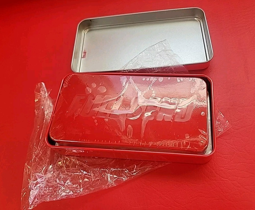 Nelk Boys June Drop Full Send Skateboard Wax with Solid Red Tin Case