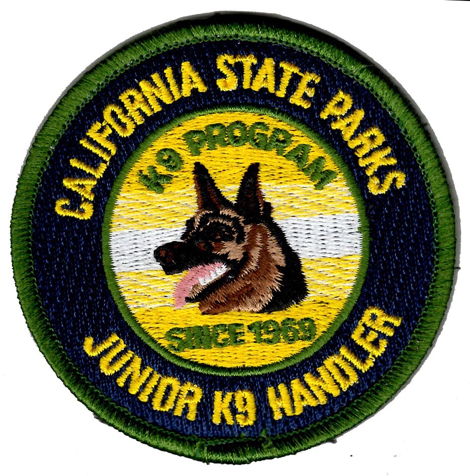 California State Parks - K9 Junior Handler Ranger patch