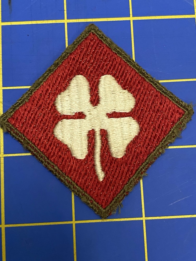 WW 2 US Army 4th Army OD Border Patch