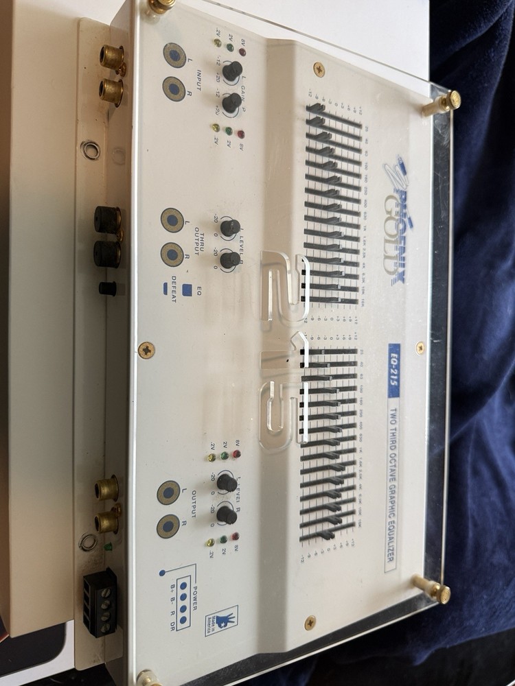 Phoenix Gold EQ-215 Two Third Octave Graphic Equalizer Car Audio Processor