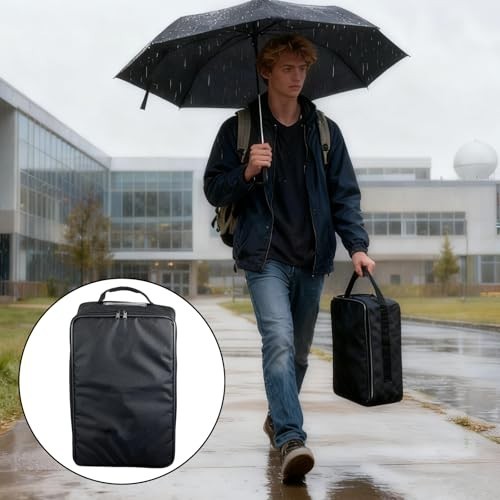 Universal Waterproof Microscope Carrying Case - Foldable, Lightweight, Front Poc