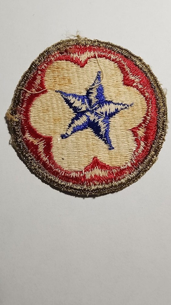 WWII US Army Service Forces Patch Green Border Variation WWII