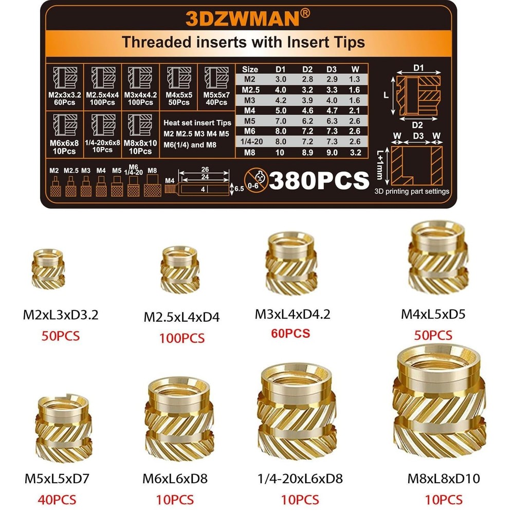 Compact Vertical Heat Press Tool - 500°C, 380PCS Inserts & Interchangeable Tips