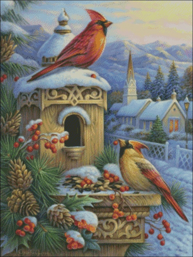 Waiting for the Evening Feast - Chart Counted Cross Stitch Patterns Needlework