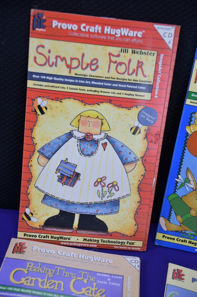 5 Provo Craft HugWare Discs - Win/Mac CDs